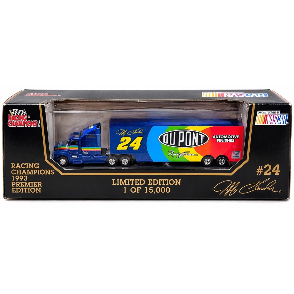 Racing Champions Jeff Gordon #24 Transporter 1:87 Blue New 1993 Premier Edition